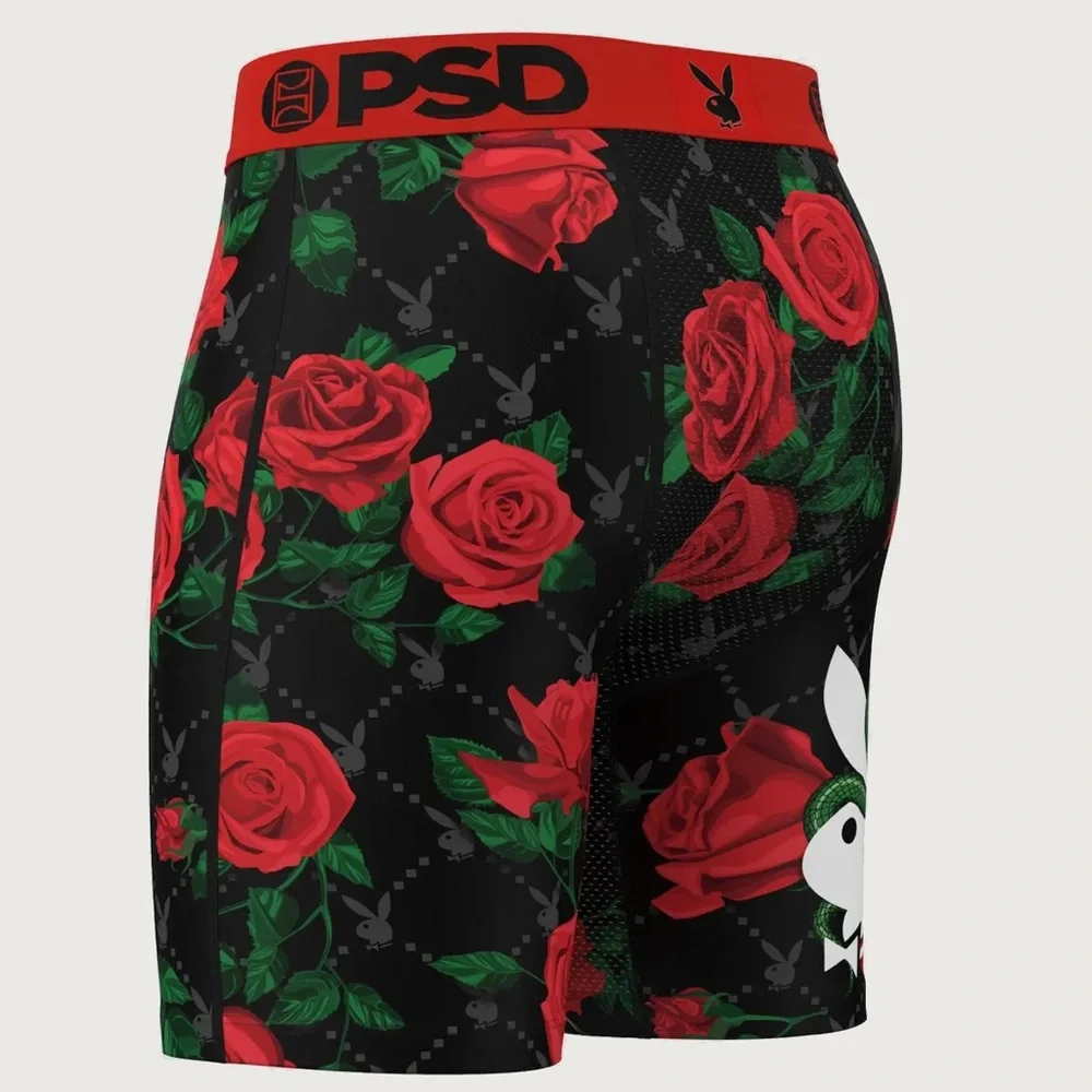 PSD men’s UNDERWEAR PLAYBOY SLITHER 7”BOXER BRIEFS